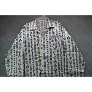 Women's Vintage King Lion Satiny Pajama Set-New without Tags-Size XL